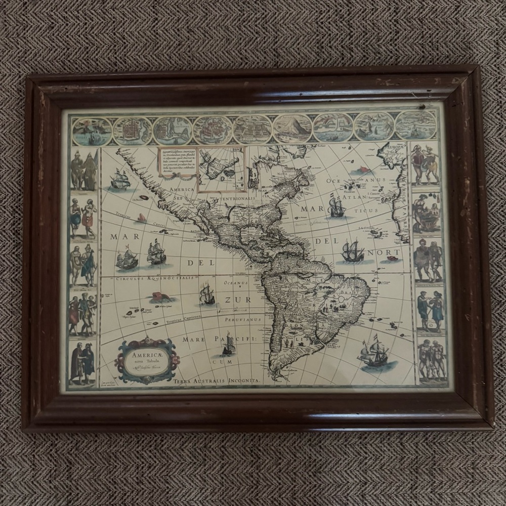 Willem Blaeu's "Americae Nova Tabula" (New Map of America)